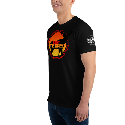 The Bucks Stop Here Men's Fitted T-Shirt (Southern Shadows Collection)