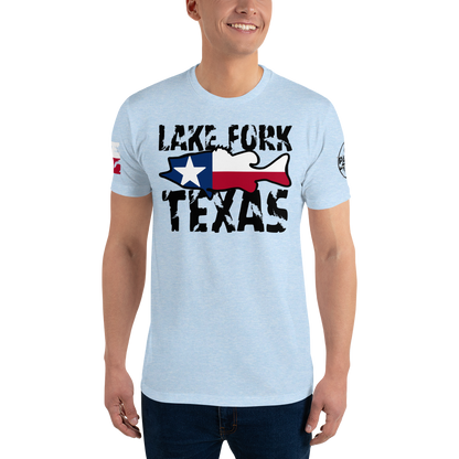 Lake Fork Texas Men's Fitted T-Shirt (Southern Serenade Series)